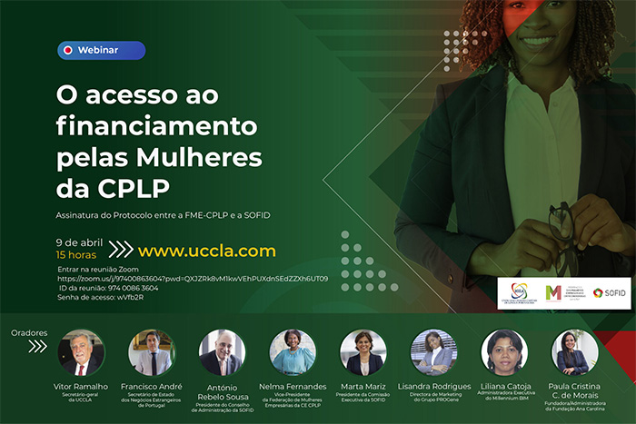 Webinar “O acesso ao financiamento pelas Mulheres da CPLP”