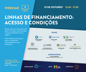 Webinar “Linhas de Financiamento, Acesso e Condições”